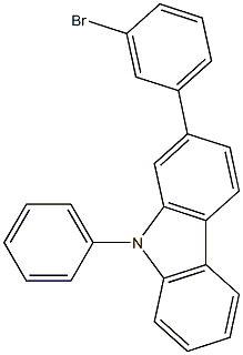 2-(3-溴苯基)-9-苯基咔唑