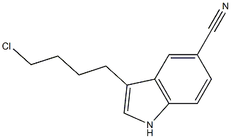 3-(4-氯代丁基)-5-氰基吲哚