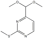 4-(二甲氧甲基)-2-甲硫基嘧啶