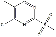 4-氯-5-甲基-2-(甲磺酰基)嘧啶
