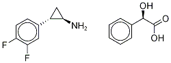 (1R,2S)-2-(3,4-二氟苯基)环丙胺 (R)-扁桃酸盐