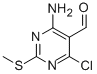 4-氨基-6-氯-2-甲硫基嘧啶-5-甲醛