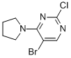 5-溴-2-氯-4-(1-吡咯烷基)嘧啶