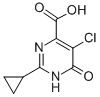 5-氯-2-环丙基-6-羟基嘧啶-4-甲酸