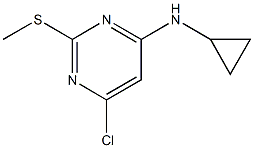 6-氯-N-环丙基-2-(甲硫基)-4-嘧啶胺
